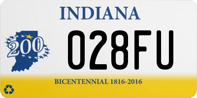 IN license plate 028FU