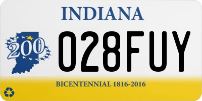 IN license plate 028FUY
