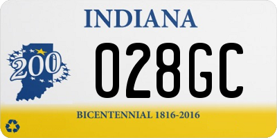 IN license plate 028GC