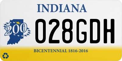 IN license plate 028GDH
