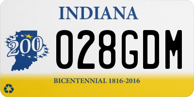IN license plate 028GDM