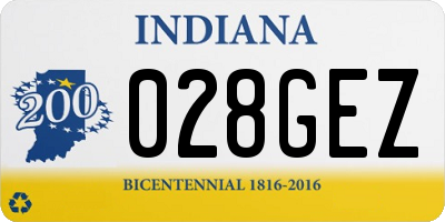 IN license plate 028GEZ