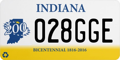 IN license plate 028GGE