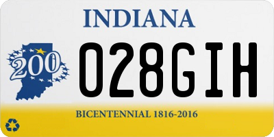 IN license plate 028GIH