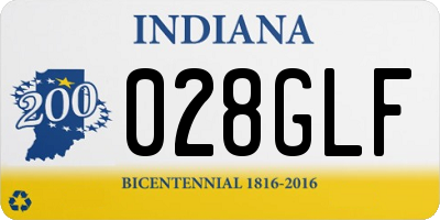 IN license plate 028GLF