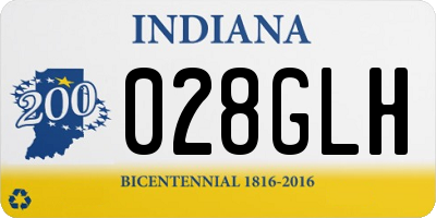 IN license plate 028GLH
