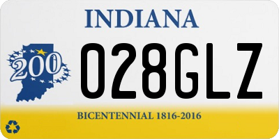 IN license plate 028GLZ