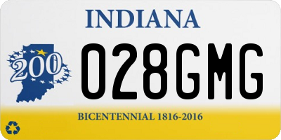 IN license plate 028GMG