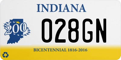 IN license plate 028GN