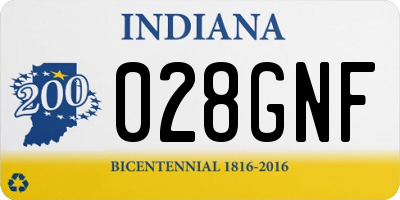 IN license plate 028GNF