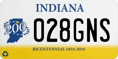 IN license plate 028GNS