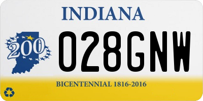 IN license plate 028GNW