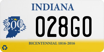 IN license plate 028GO