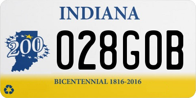 IN license plate 028GOB