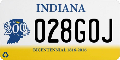 IN license plate 028GOJ