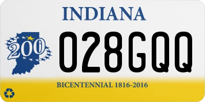 IN license plate 028GQQ