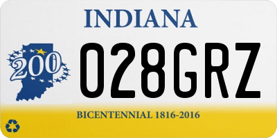 IN license plate 028GRZ