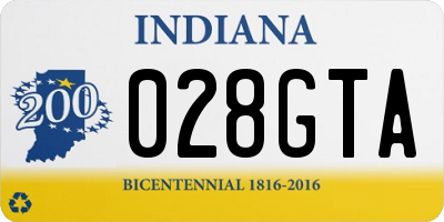 IN license plate 028GTA