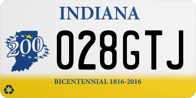 IN license plate 028GTJ