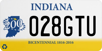 IN license plate 028GTU