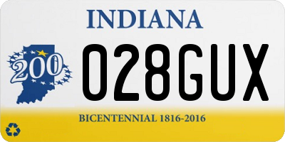 IN license plate 028GUX