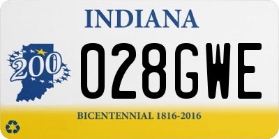 IN license plate 028GWE