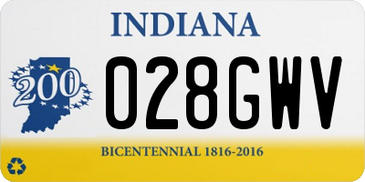 IN license plate 028GWV