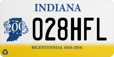 IN license plate 028HFL