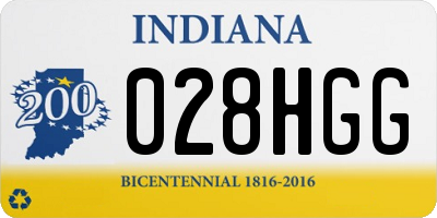 IN license plate 028HGG