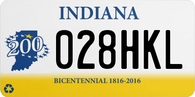 IN license plate 028HKL
