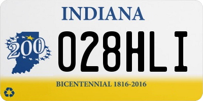 IN license plate 028HLI