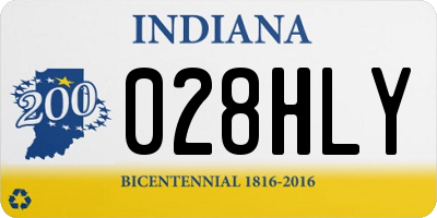 IN license plate 028HLY