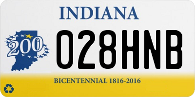 IN license plate 028HNB