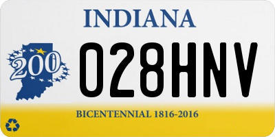IN license plate 028HNV