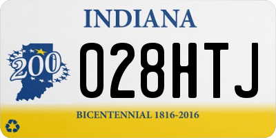 IN license plate 028HTJ