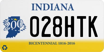 IN license plate 028HTK