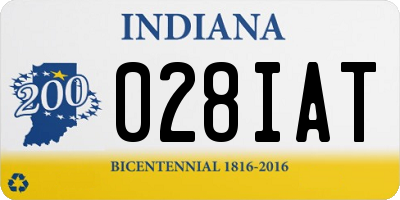 IN license plate 028IAT
