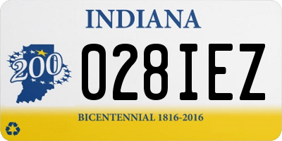 IN license plate 028IEZ