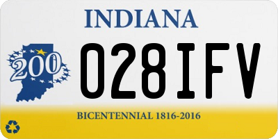 IN license plate 028IFV