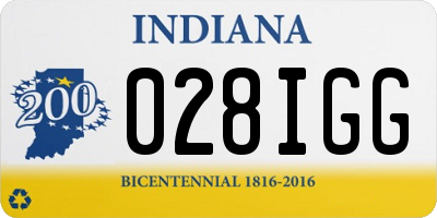 IN license plate 028IGG