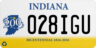 IN license plate 028IGU