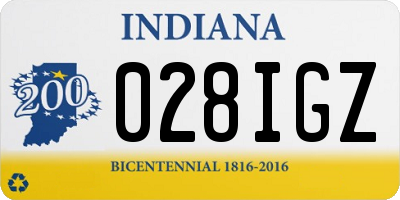 IN license plate 028IGZ