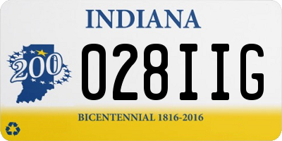 IN license plate 028IIG