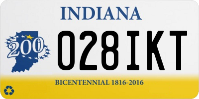 IN license plate 028IKT