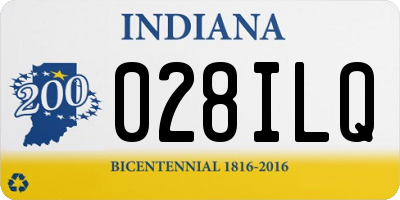 IN license plate 028ILQ