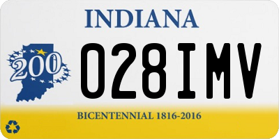 IN license plate 028IMV