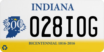 IN license plate 028IOG