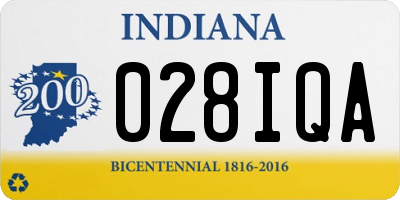IN license plate 028IQA