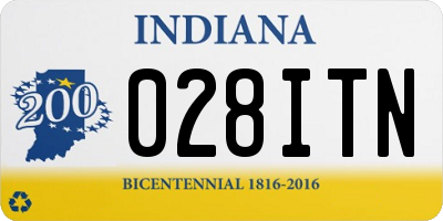 IN license plate 028ITN