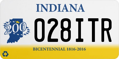 IN license plate 028ITR